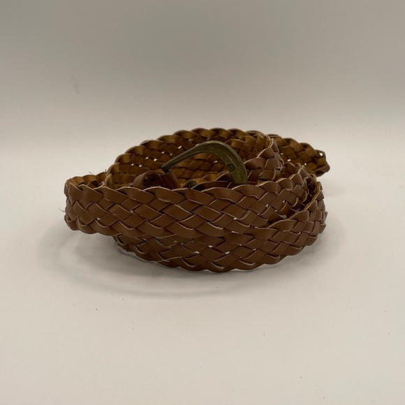NWOT Faux Leather Braided Belt - Picture 2 of 2